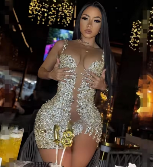 فساتين حفلات متلألئة مرصعة بالألماس للنساء فاخرة 2025 فستان حورية البحر لأعياد الميلاد Vestidos De Graduación فساتين حفلات مخصصة