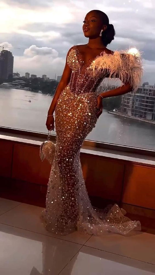 Prom Dress Red Carpet Dress Evening Dress Wedding Dress