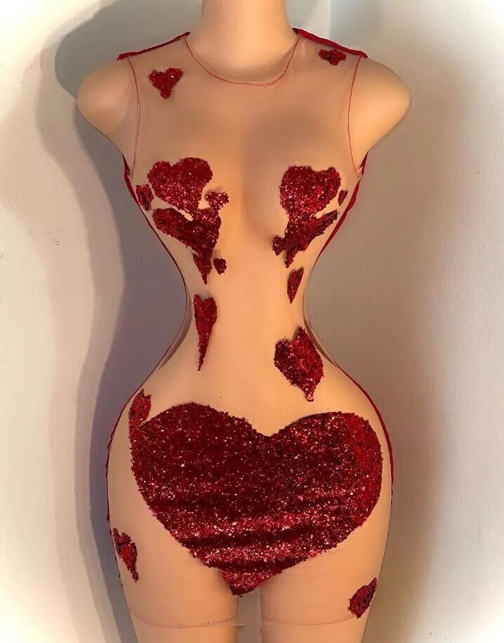 Robe de bal courte à paillettes bordeaux pour fille noire transparente, sexy, décolleté en cœur, jolie robe de gala pour fête d'anniversaire