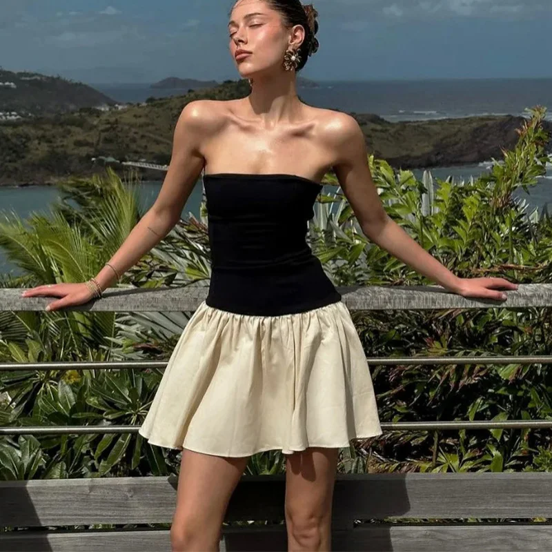 Vestido de sutiã feminino novo, moderno e sexy 