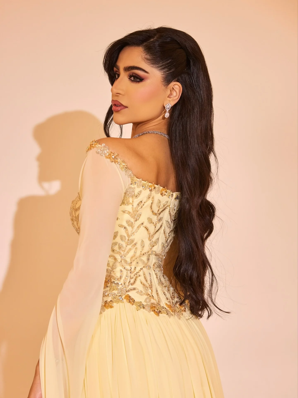 2026 Luxury Nude Crystal Beaded Mermaid Evening Dress For Women Wedding Party Formal Occasion