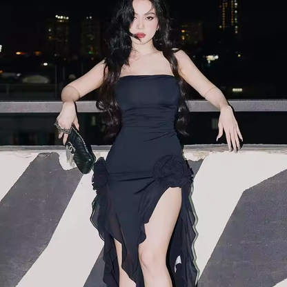 Vestido midi justo para festa feminina, clube, noite, férias, roupas de verão, itens de atacado para negócios