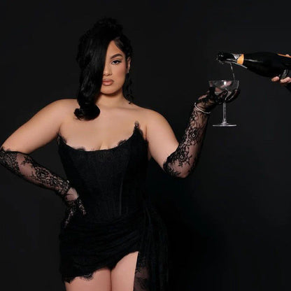 Robe de bal courte, robe de fête d'anniversaire, robe de soirée personnalisée