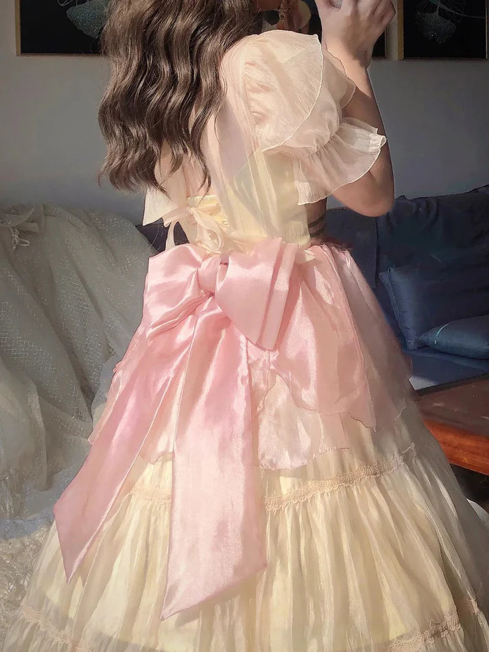 Vestido de fiesta vintage con escote alto y mangas cortas, vestidos de cumpleaños, trajes de cumpleaños