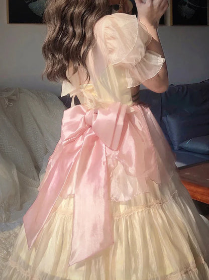 Vestido de fiesta vintage con escote alto y mangas cortas, vestidos de cumpleaños, trajes de cumpleaños