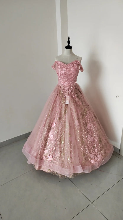 Light Blue Princess Dresses Gowns Lace Prom Poncho Dresses Glitter Sequins Prom Dresses