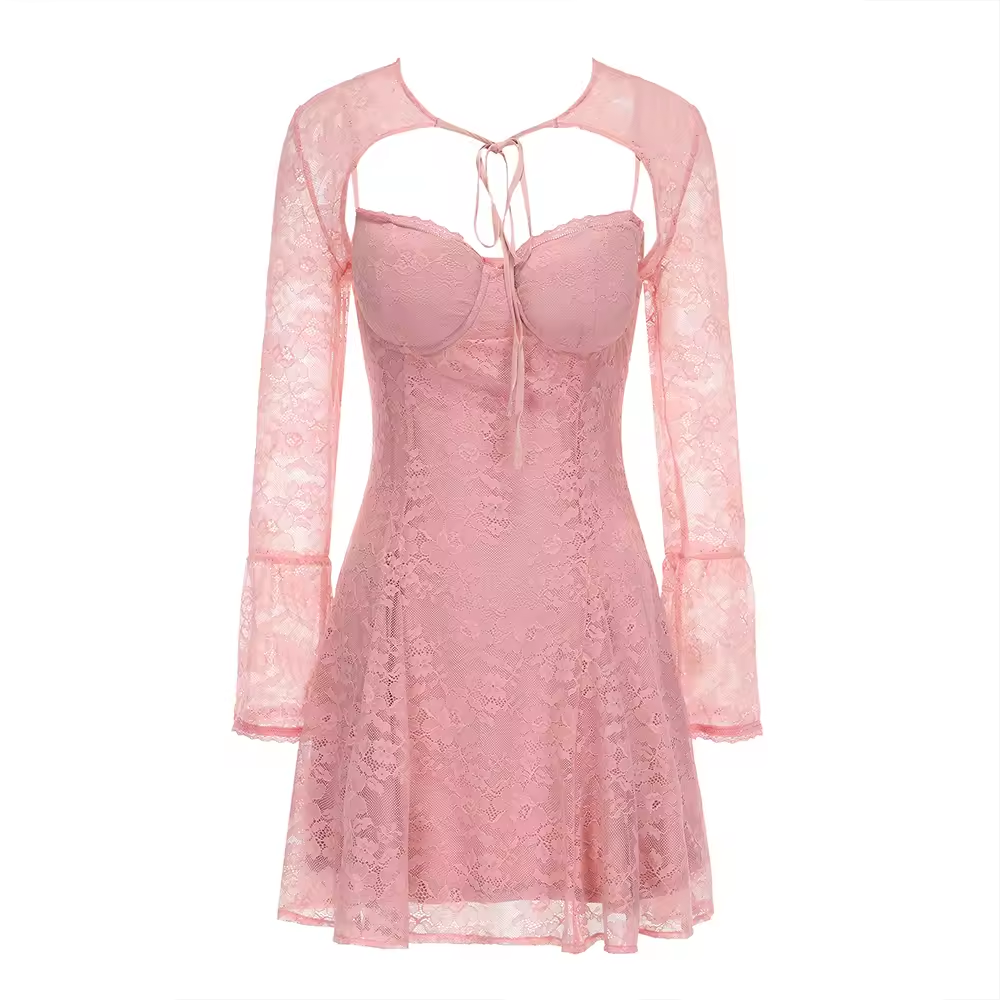 Vestidos de festa de manga comprida, novidades, conjunto de capa separada e vestidos sensuais com decote em V, roupas femininas vintage